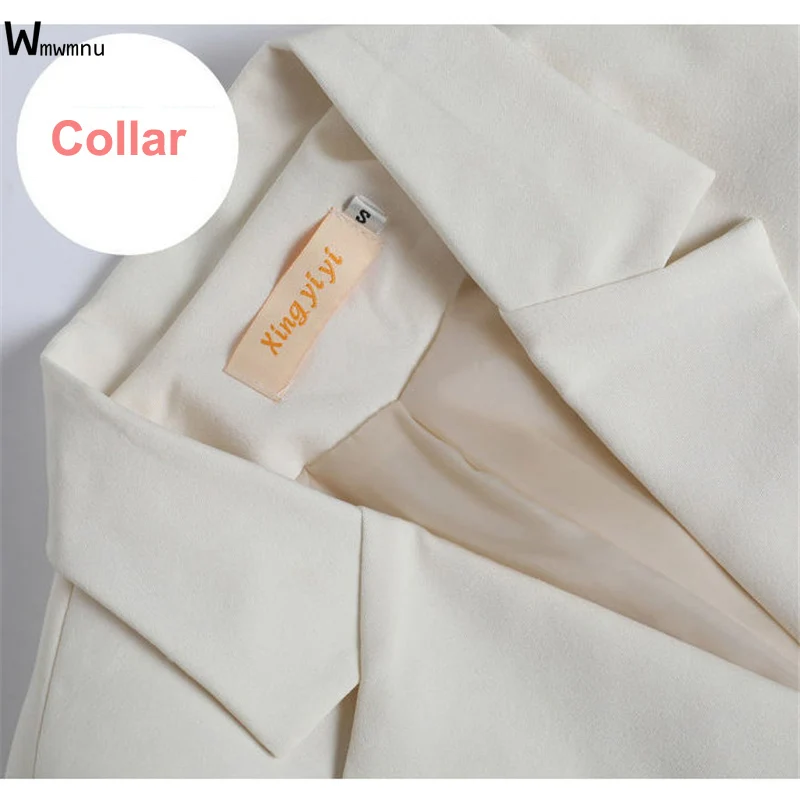 

Женская шикарная Свободная верхняя одежда размера плюс 4XL, Элегантный Модный классический костюм с длинным рукавом, куртки, весенние корейс...