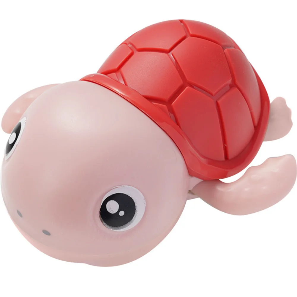 

For Children Kids Shower Bath Product Bathroom Playing Cute Little Turtle Toy Clockwork Auto Spin Swimming