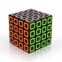 qiyi cube carbon fiber professional magic cube contest educational kids toys speed puzzle cube magic 4x4x4 high quality cube