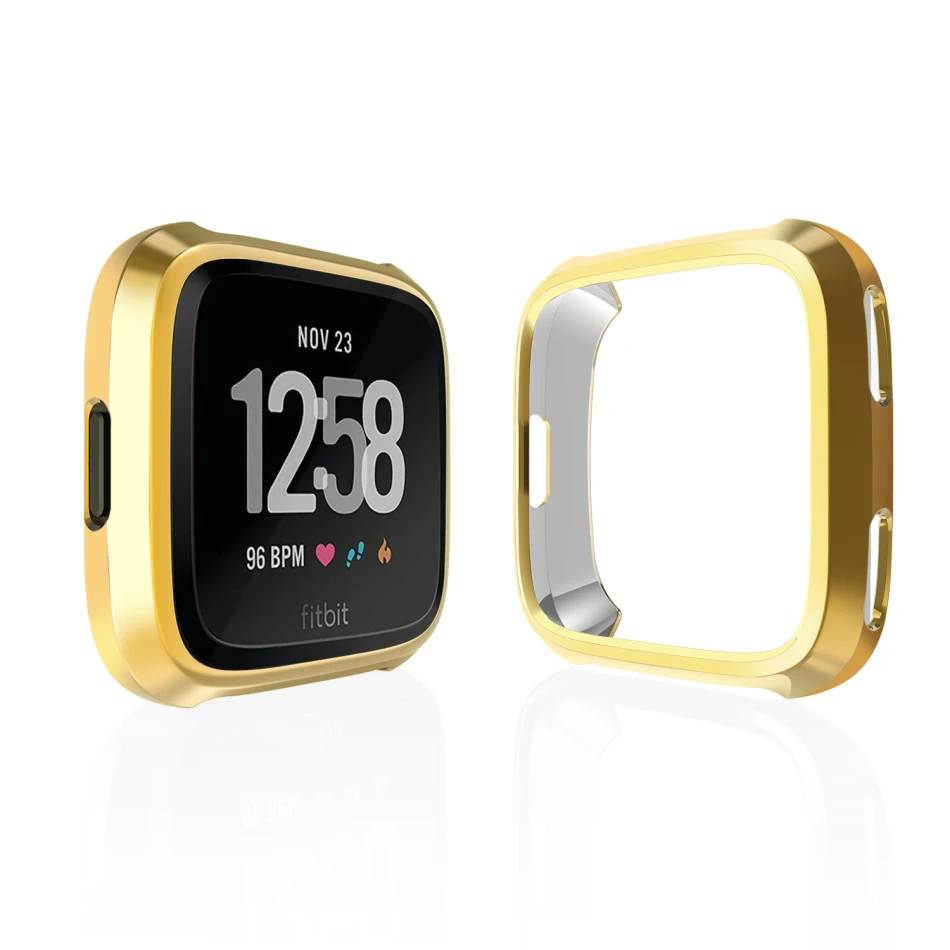 Ультратонкий Мягкий чехол из ТПУ с покрытием для Fitbit Versa 2 полноэкранная защита