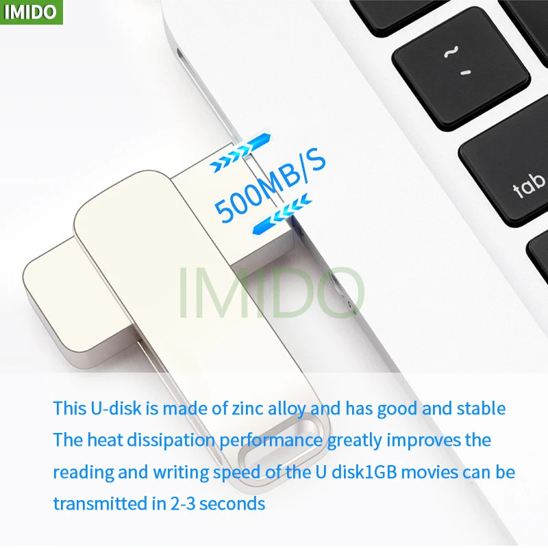 Новый IMIDO USB SSD Внешний высокоскоростной мобильный с windows и catalina 128 ГБ 256