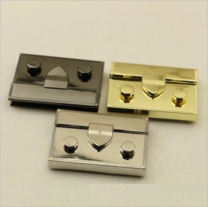 

(10 Pieces/lot) Luggage Handbag Hardware Accessories New High-grade Plating Metal Lock Accessories