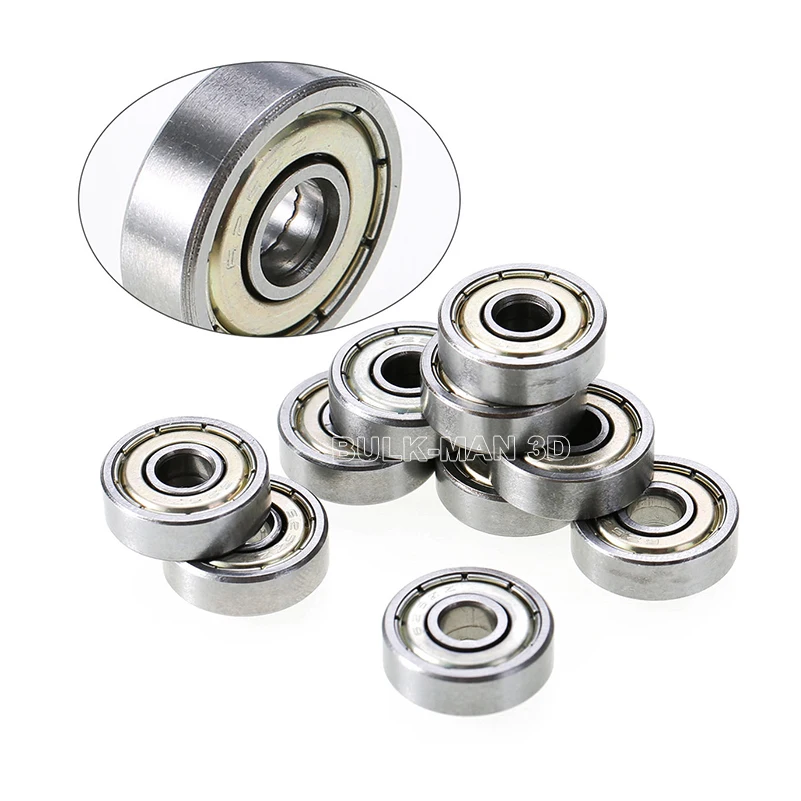 10 шт./лот Высокопроизводительные шарикоподшипники с глубоким желобом 625ZZ 5*16*5 мм для комплектов колес V