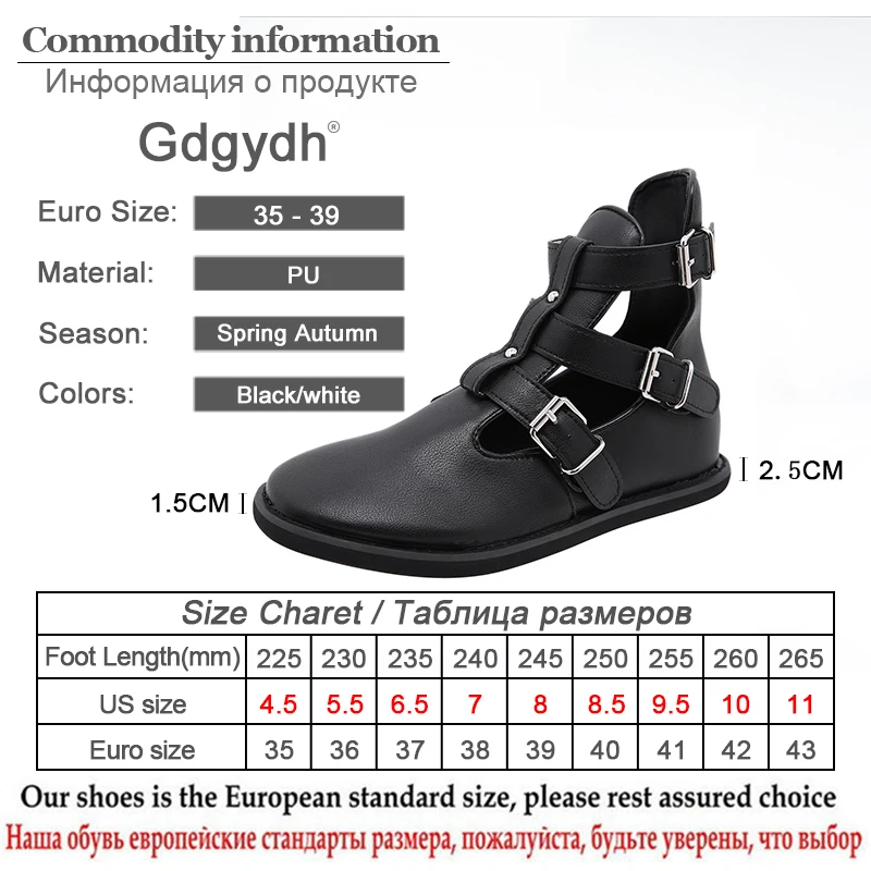 

Gdgydh 2021 Autumn Women Single Shoes Round Toe Flat Heel Female Shoes White Hollow Out Ankle Strap Buckles Student Flats Shoes