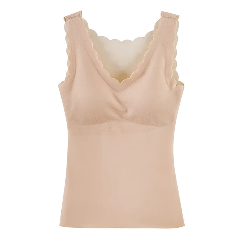 Women's Underwear Winter Plus Cashmere Top Inner Wear For Women Underwear Plus Size Bra Vest Comfortable Seamless Lingerie