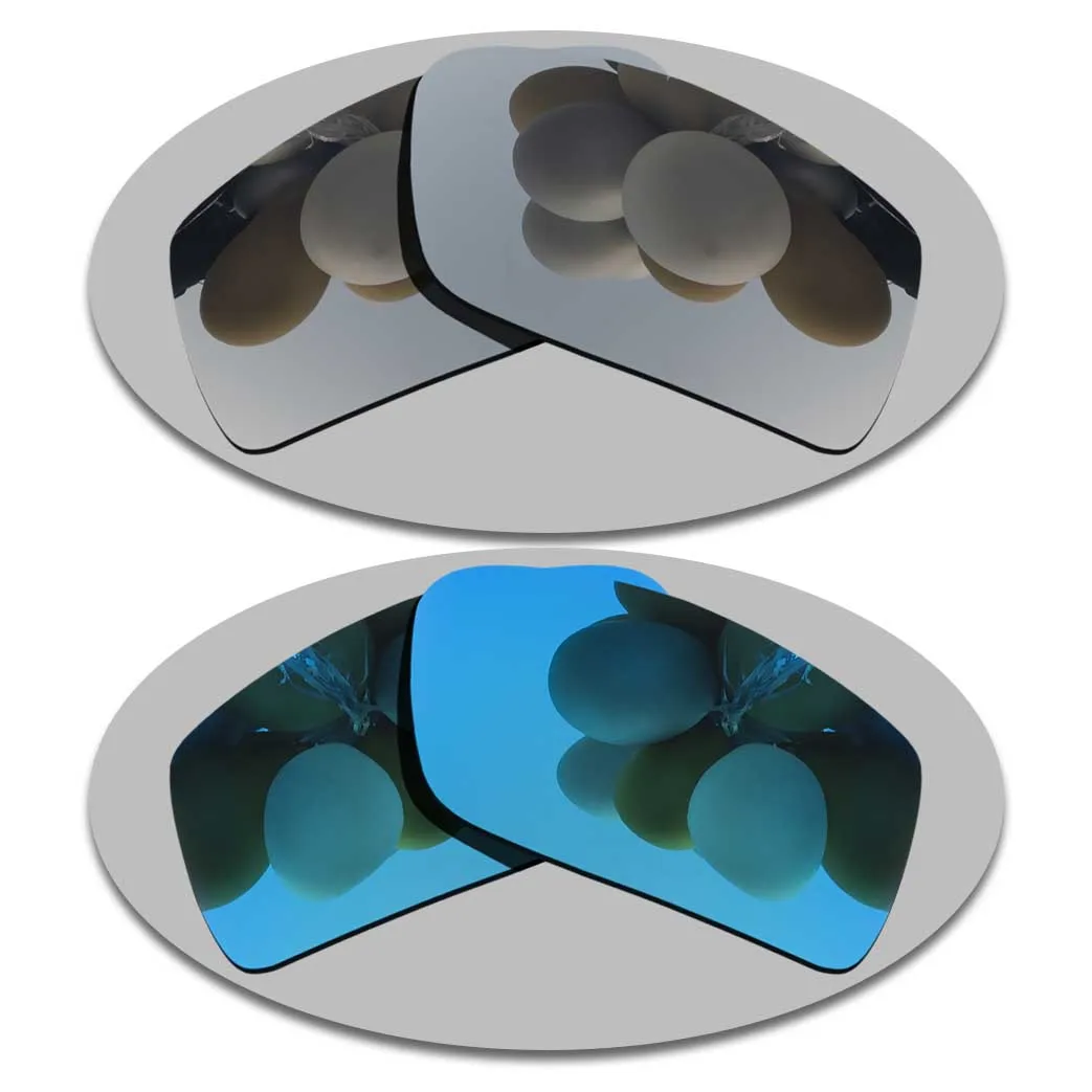 

100% поляризованные Сменные линзы точной резки для солнцезащитных очков Gibston, хромированные и синие, комбинированные варианты