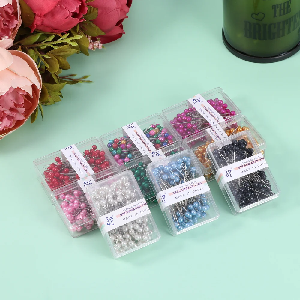 12 коробок/1200 шт многоцветных нарядных штифтов карт для одежды календаря бумажной