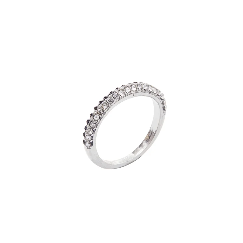 

Fashionable Geometry Exquisite Round Zircon Light Luxury Engagement Ring Party Valentine's Day Gift Jewelry Wholesale