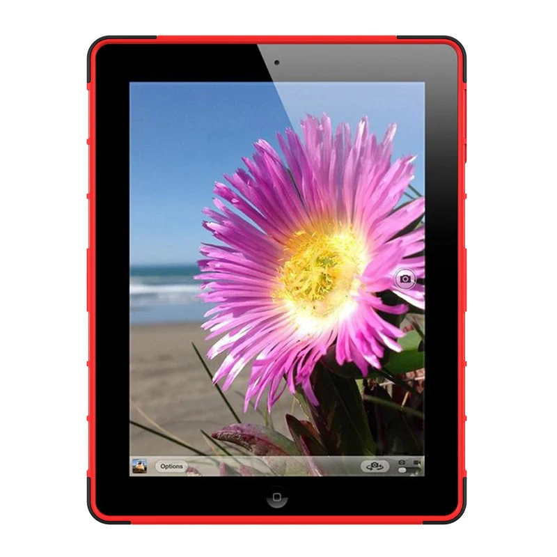 Гибридный защитный силиконовый чехол для планшета с подставкой iPad 2 3 4 тонкая