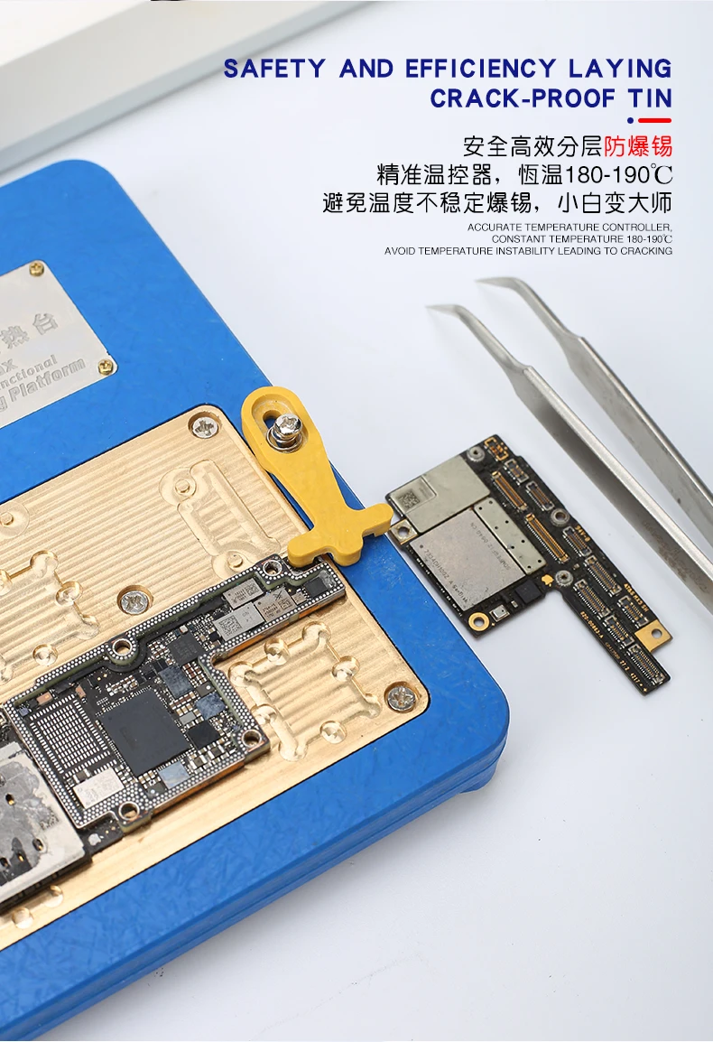 

5max Apple X XS XSMax 11promax средний уровень материнская плата Ламинирующий многослойный нагревательный стол