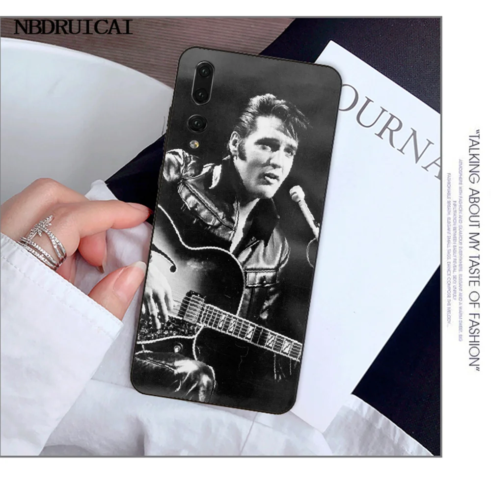 NBDRUICAI Elvis presley Singer чехол для телефона с принтом сделай сам Huawei Y5 Y6 Y7 Y9 Prime 2019 Enjoy 7 8 9 10