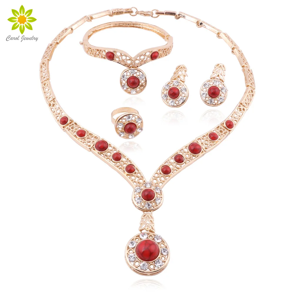 Новый нигерийский Свадебный комплект ювелирных изделий в африканском стиле для