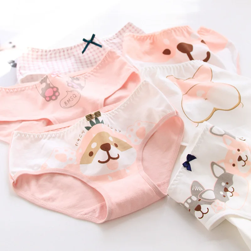 SP & CITY нижнее белье для женщин с милым мультяшным рисунком корги хлопковые