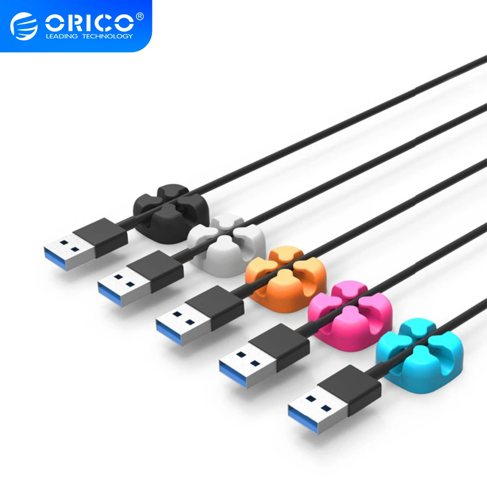 ORICO CBSX органайзер для проводов настольные зажимы шнур кабель намотки управление