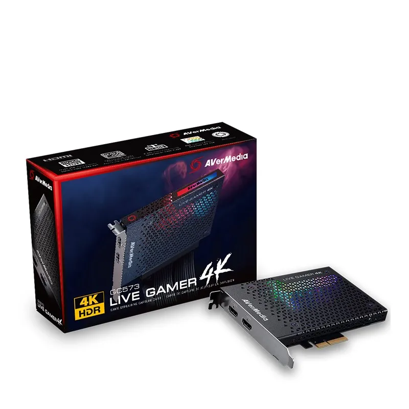Карта видеозахвата игр AVermedia GC573 Low Latency 240P FPS 4K HDR 144 Гц для Switch PS4 Xbox | Компьютеры и