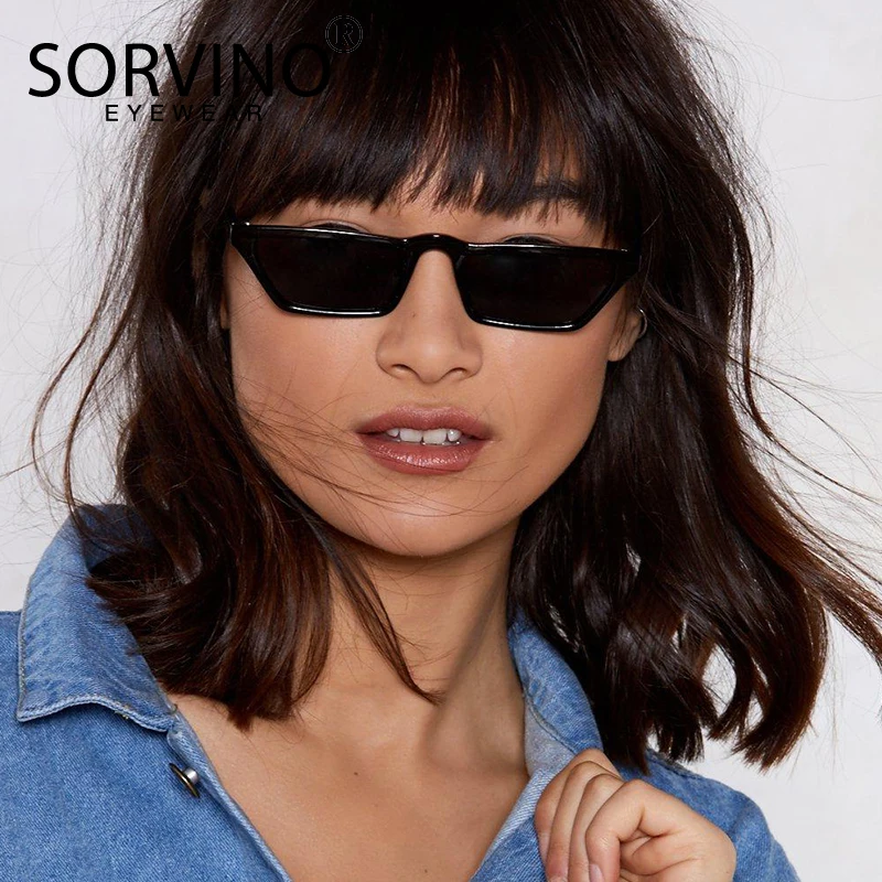 Сорвино 2021 ретро в красно белую полоску многоугольник солнцезащитные очки