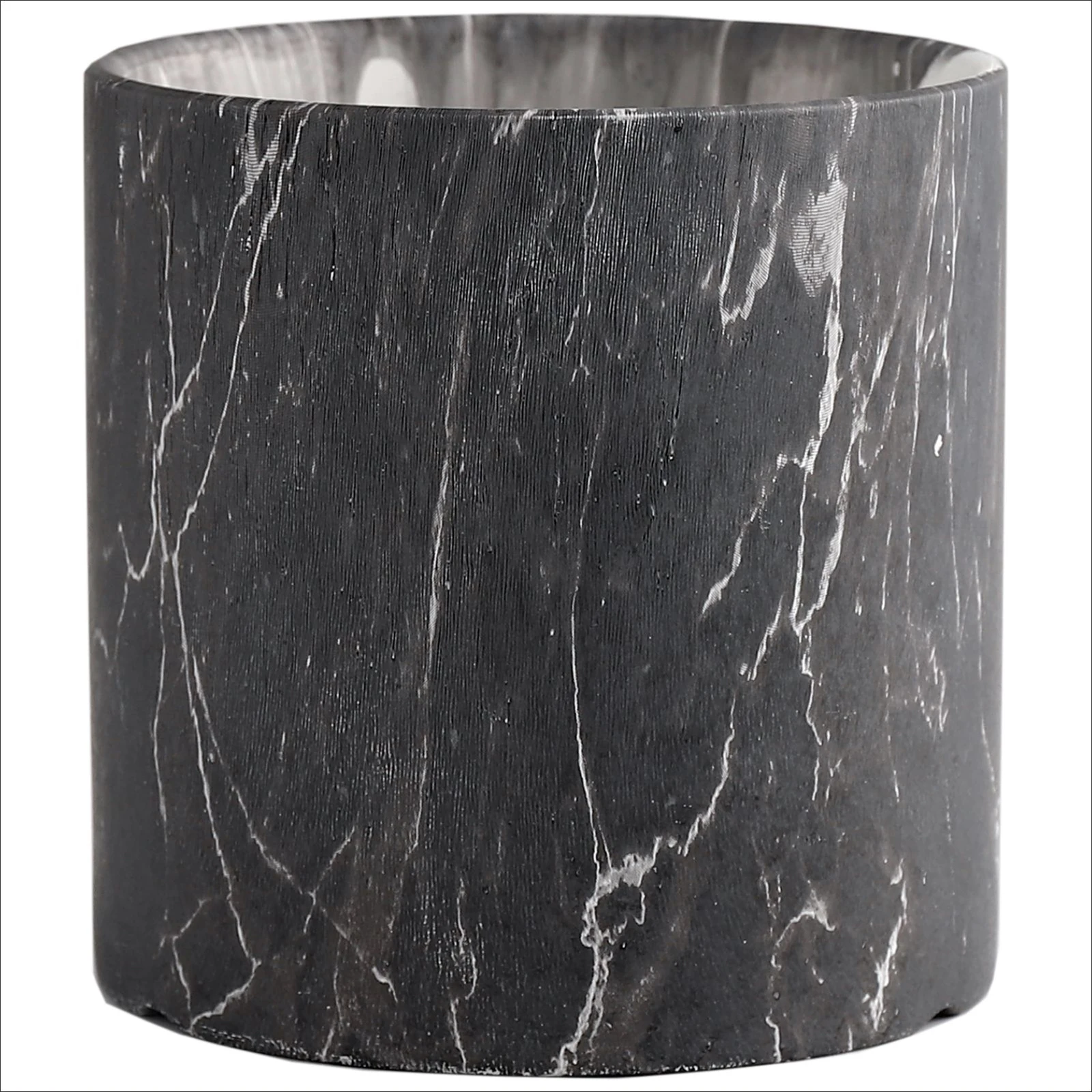 Горшки для цветов с черной мраморной текстурой керамические вазы садовые горшки