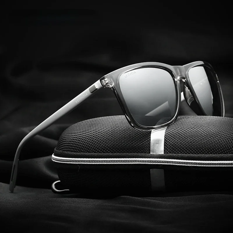 

2021 New Brand Sunglasses Unisex Retro Aluminum+TR90 Sunglasses Polarized Lens Vintage Eyewear Sun Glasses For Men/Women 6108