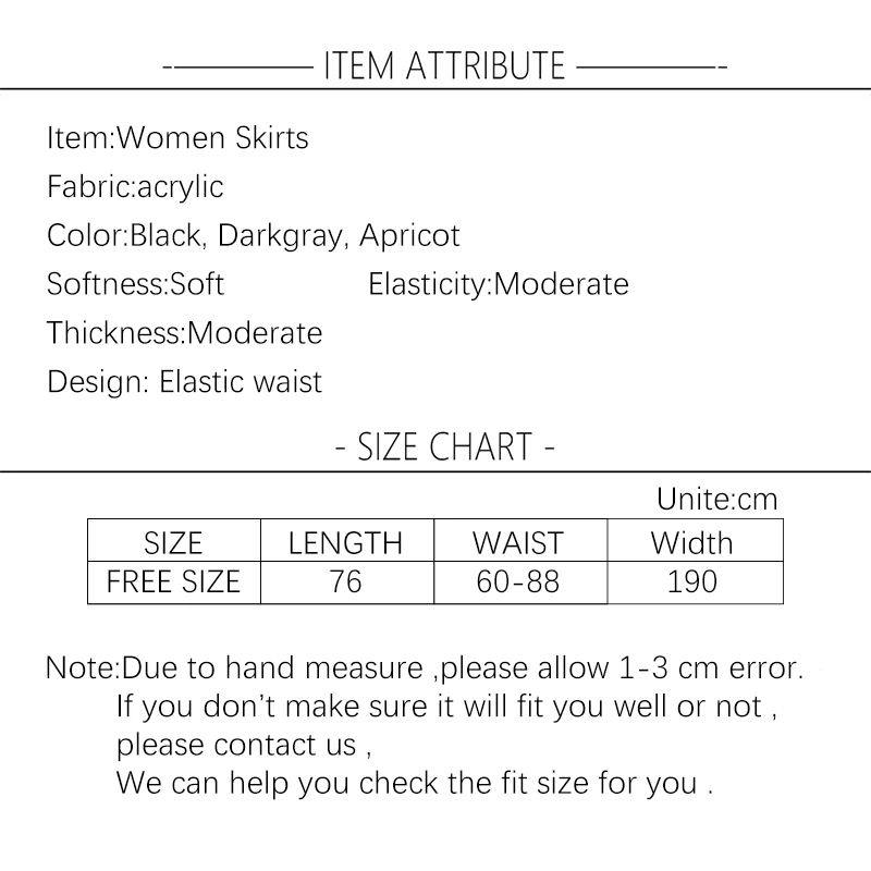 

TFETTERS Sweet Knitted Skirt Pleated Umbrella Skirt Women 2021 Autumn Winter Casual Solid Color High Waist A Line Long Skirt