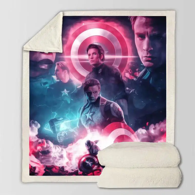 Marvel, Мстители, супер герой, Железный человек, Человек-паук, Капитан Америка, Хлопковое одеяло, покрывало для дивана, одеяло, плащ, детские игрушки - Цвет: Зеленый