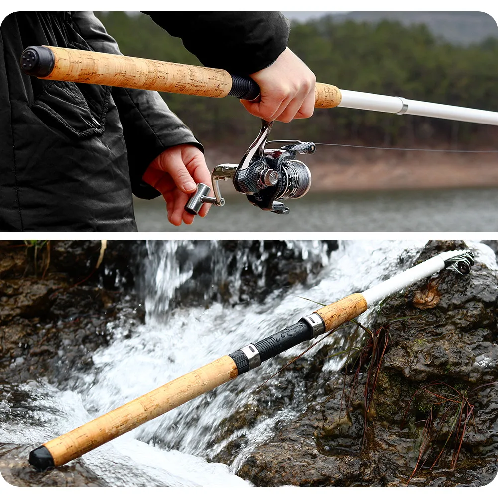 

PROXPE Rod Telescopic Spinning Ultralight Sea Boat Fishing Pole 5 Layers Carbon Fiber Tackle 2.1M-3.6M