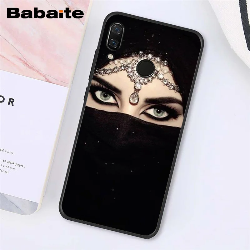 Babaite Женский хиджаб лицо мусульманская исламская девушка глаза чехол для