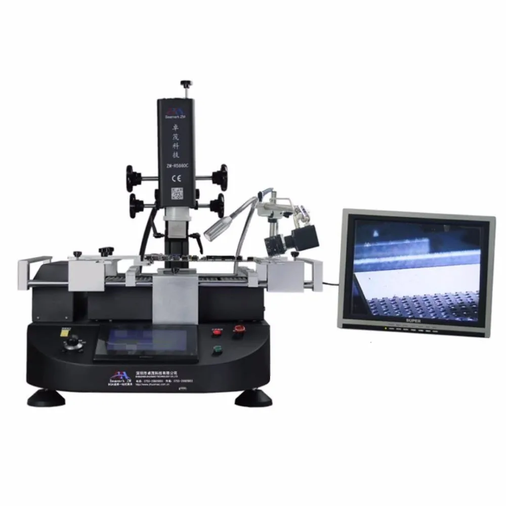 ZhuoMao ZM R5860C три температурных зоны инфракрасный и горячий воздух BGA паяльная