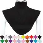 Белая женская черная рубашка с фальшивым воротником, женский свитер со снимаемой частью, блузка, рубашка, женская рубашка со съемным воротником Kraagje