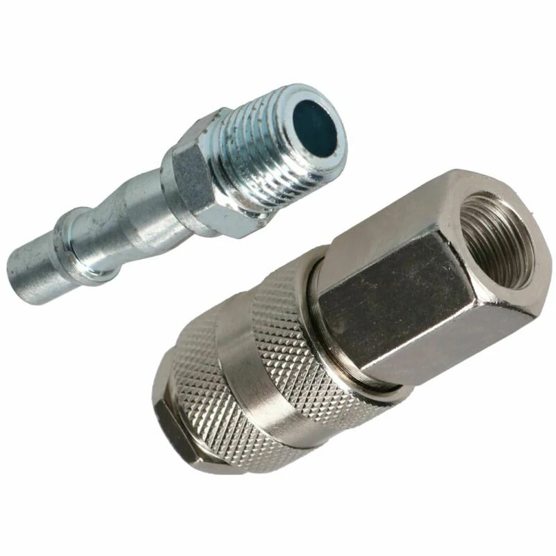 1/4 Inch BSP Male PCL To Female Thread EURO Air Fitting Convertor Adapter Airline Hose Quick Release | Обустройство дома