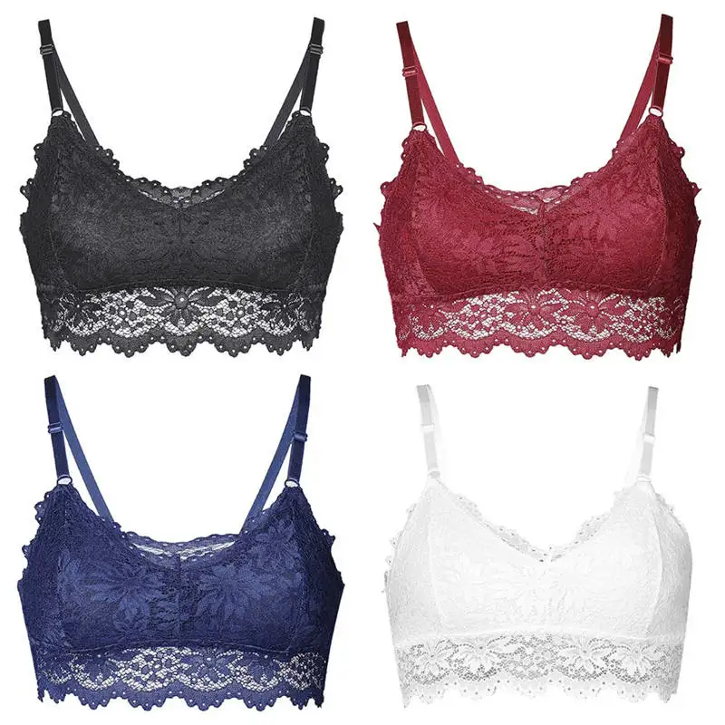 Женское кружевное нижнее белье Bralette новый сексуальный бюстгальтер размера плюс