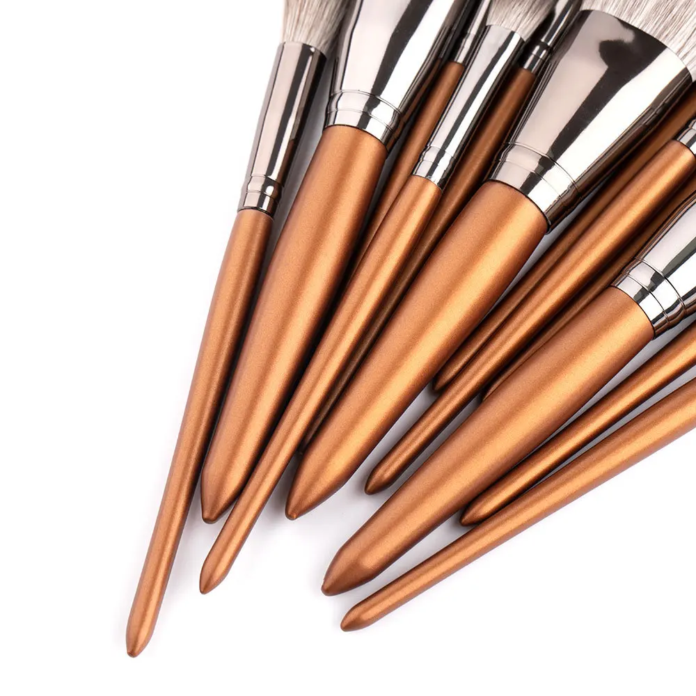 

12pcs Professional Makeup Brush Set Loose Powder Foundation Eyeshadow Eyeliner Eyebrows Eyelashes Contour Highlight Set Brushes