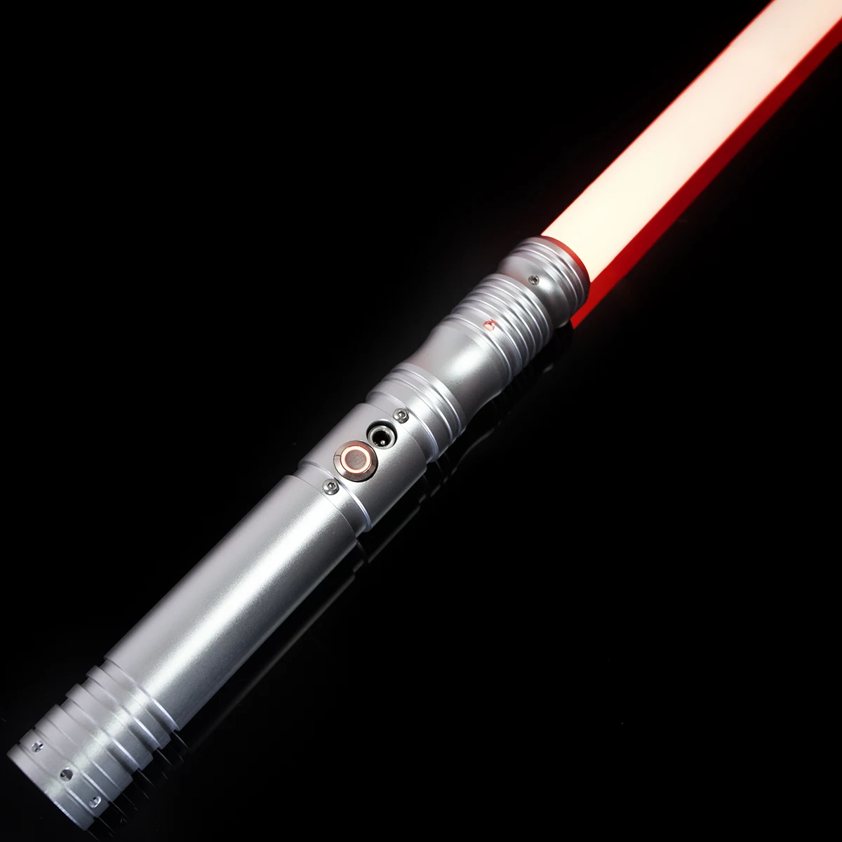 

DamienSaber Xenopixel Sensitive Smooth Swing Lightsaber 12 Colors Changing Heavy Dueling Saber Metal Hilt with 12 Sound Fonts
