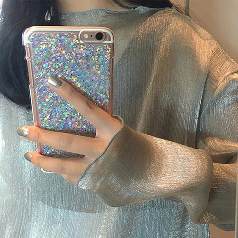 Чехол с блестящей жемчужной порошок 50 г/упак. лазерный многоцветный яркий