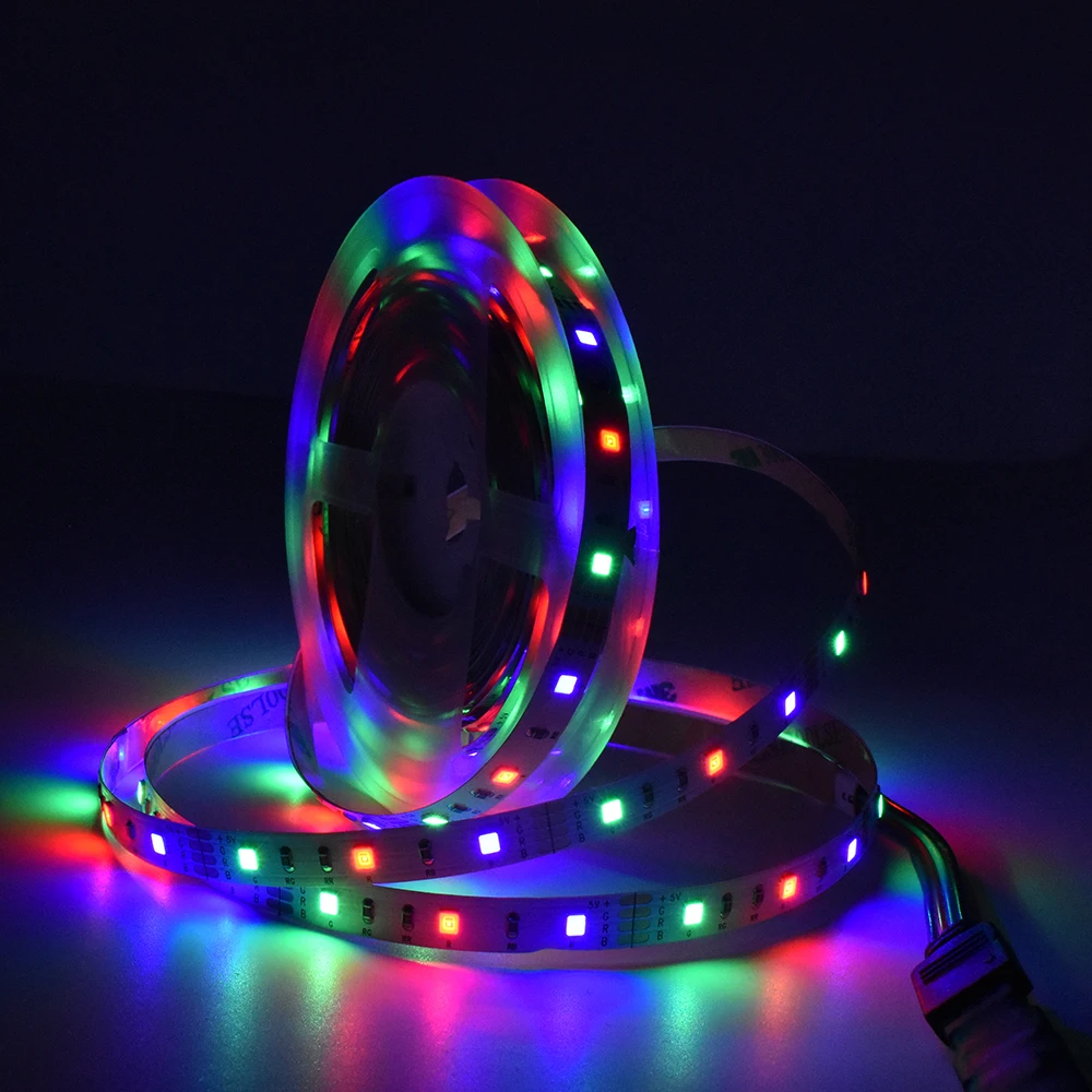 Светодиодная лента SMD2835 для подсветки гибкая LED полоска с RGB подсветкой теплого