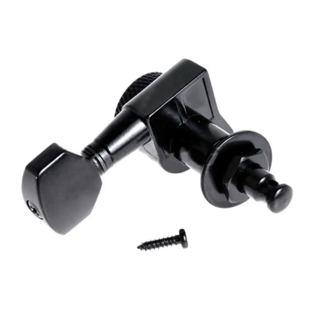 6 шт. зажимы для гитарных струн локаторы тюнинга головки машины черные 6R детали и