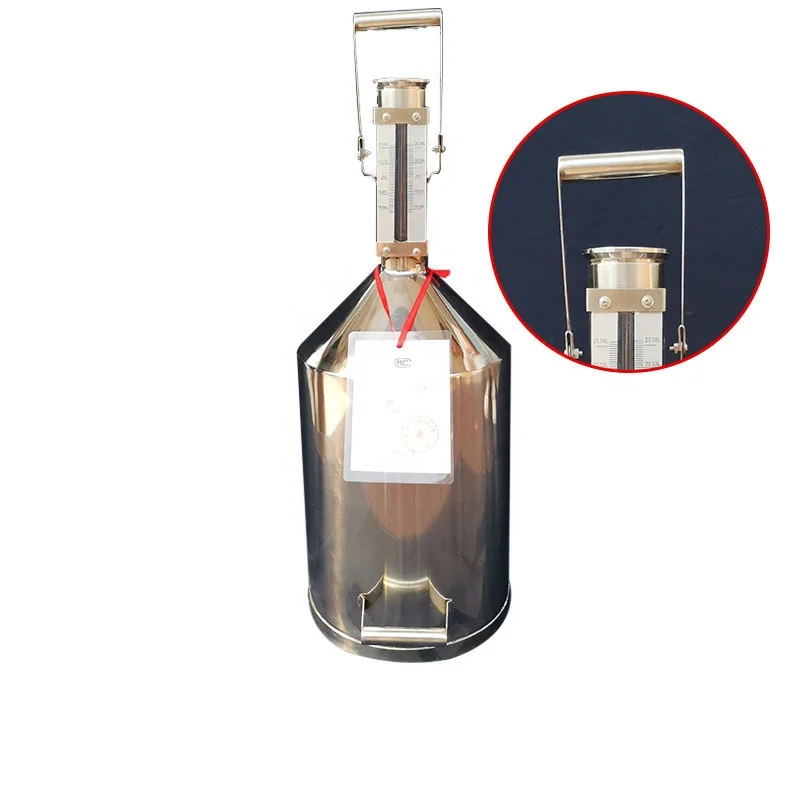 

petrol station fuel dispenser stainless steel Measuring can 20L portable