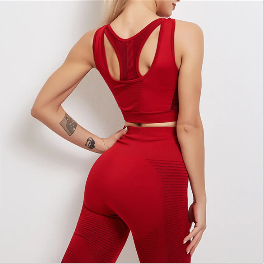

NEW Seamless Sports Bra Push Up Workout Female Sport Top Crop Fitness Run Wear Women Yoga Gym Brassiere Women Sportswear DS163