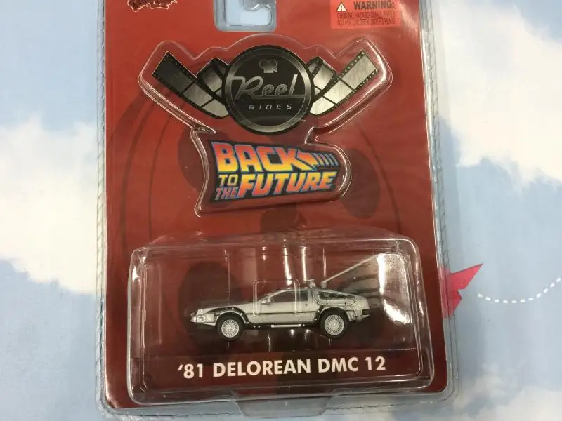 1/64 автомобиль 81 DELOREAN DMC 12 Назад в будущее фильм реальные езды металлические Литые