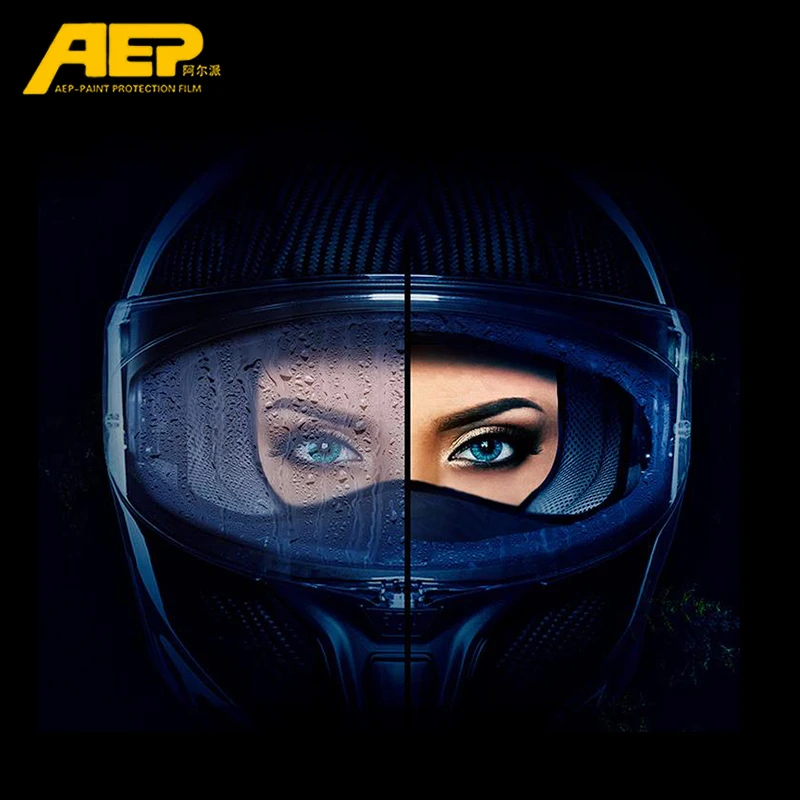 Прозрачная противотуманная патч пленка для шлема универсальная Защитная