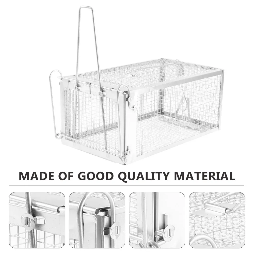 

Rat Trap Cage Catcher for Rats Mice Hamsters Chipmunks Similar-sized Live Rodent