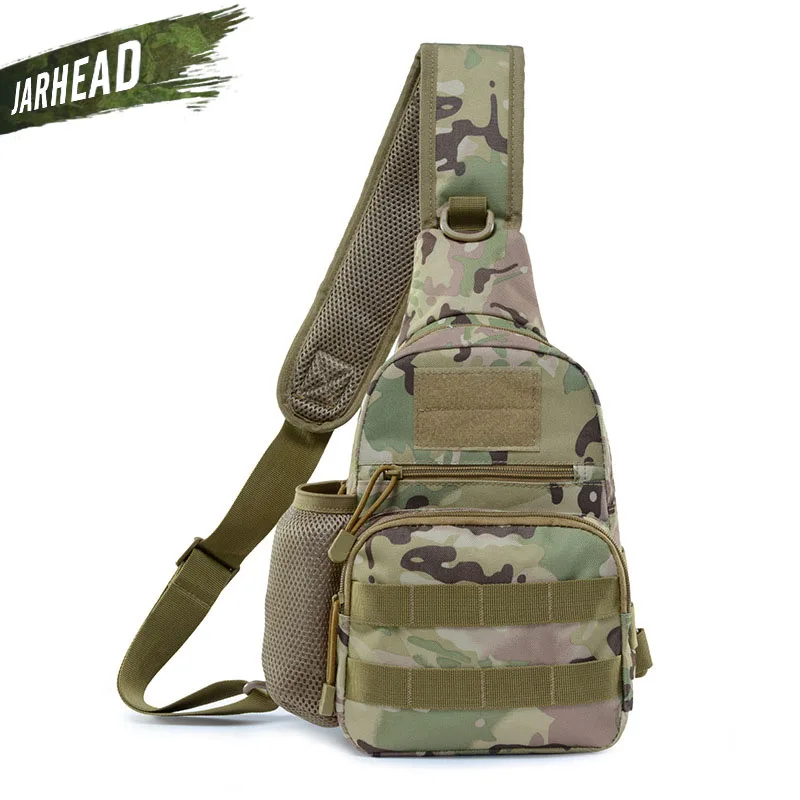 CP Уличные сумки Оксфорд рюкзак тактический Molle нагрудный пакет один Слинг Сумка через плечо сумка для альпинизма походная сумка - Цвет: CP