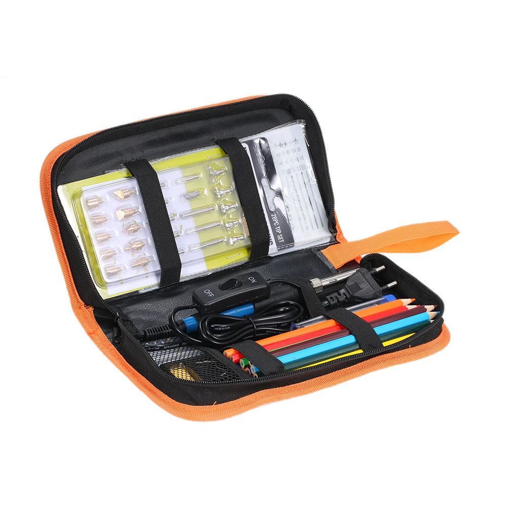 

New 220V 60W Adjustable Temperature Electric Soldering Iron Portable Welding Repair Tool with Pencil Stencil Repair Tool