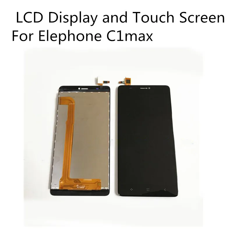 Новый тест ok ЖК дисплей сенсорный экран для Elephone C1max дигитайзер сборка Замена C1 max
