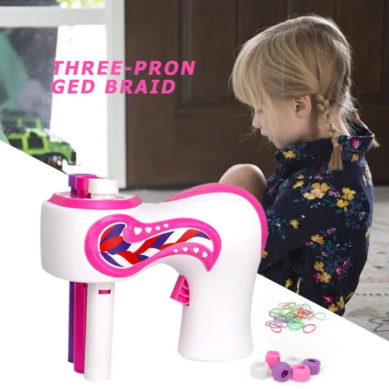 Электрическая автоматическая машина для плетения волос с тремя прядями