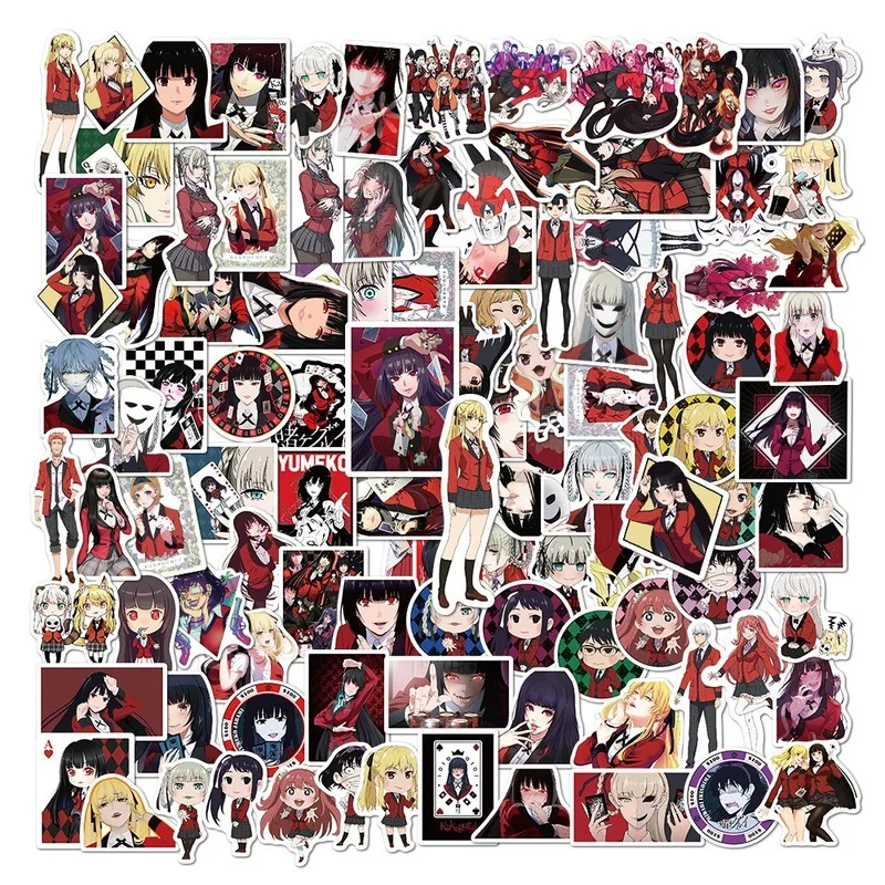 

10/50/100Pcs The Abyss of Gambling Anime Sticker Cartoon Sticker for Skateboard Motorcycle ScrapbookToy Laptop Snowboard Luggage