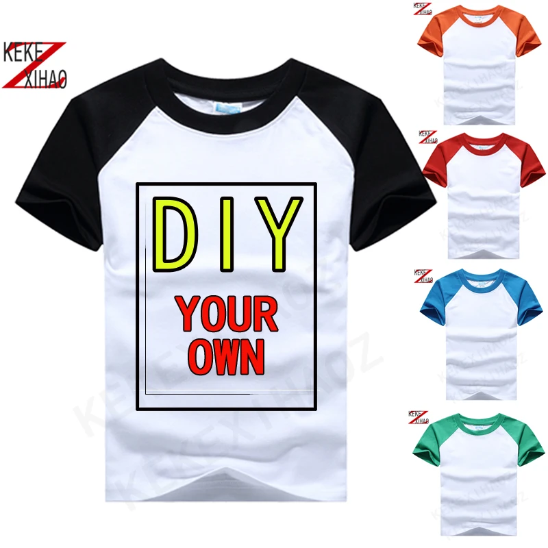 

Boys' And Girls Personal Print T-shirt Baby Birthday T-shirt Personal Design T-shirt Boys' And Girls' School T-shirt