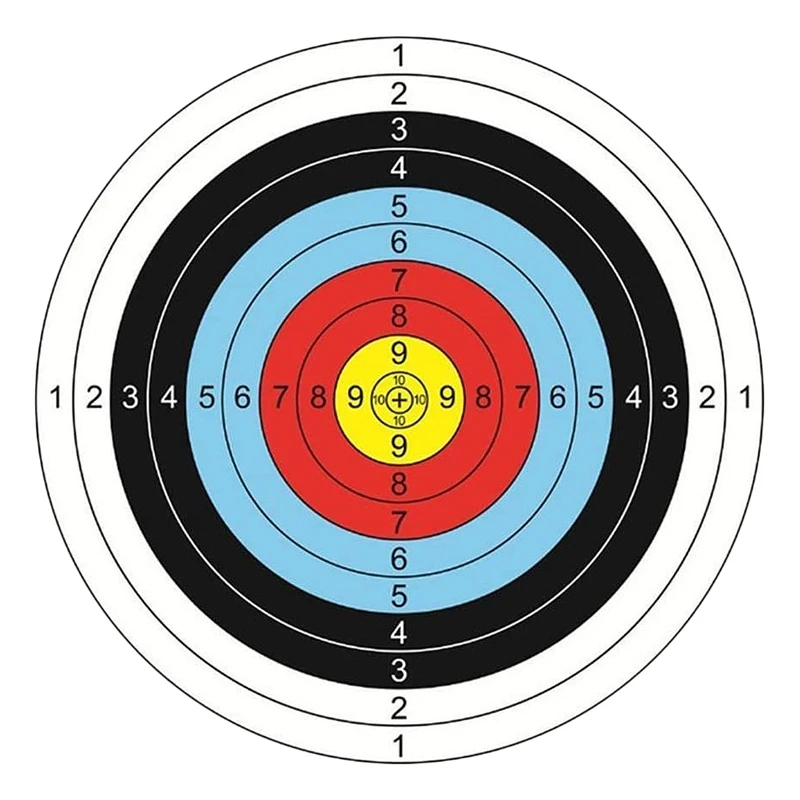 

ELOS-30Pcs стрельба из лука Бумага целевые показатели стрелки целевые показатели для стрельбы из лука энтузиастов, 16X16 дюйма