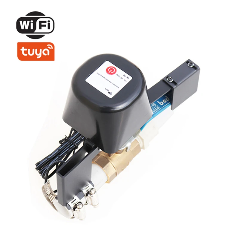 Автоматический Электрический водяной газовый клапан Tuya Wi Fi контроллер