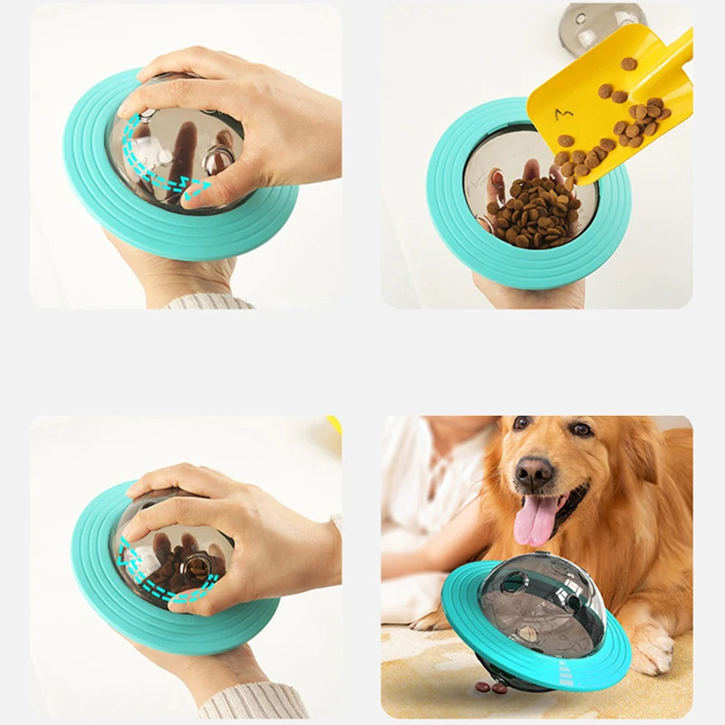 Новый интерактивный Забавный пропущенный мячик для еды ABS снек мяч Кот Щенок