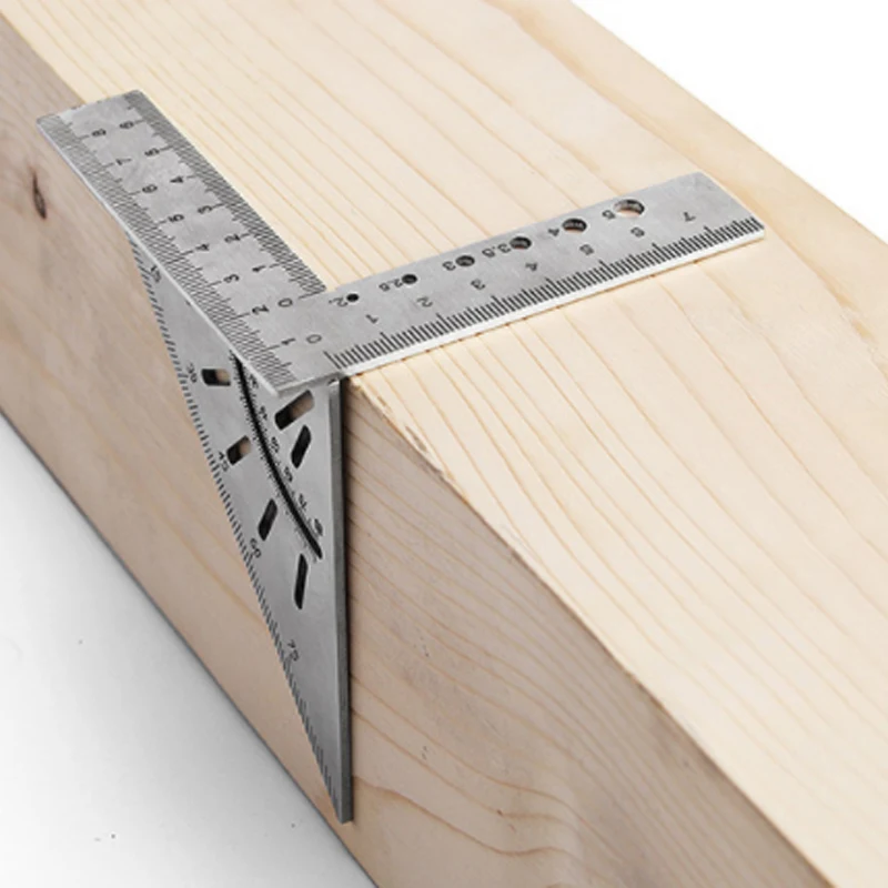 Обновленная деревообрабатывающая линейка квадратная планка треугольная 45